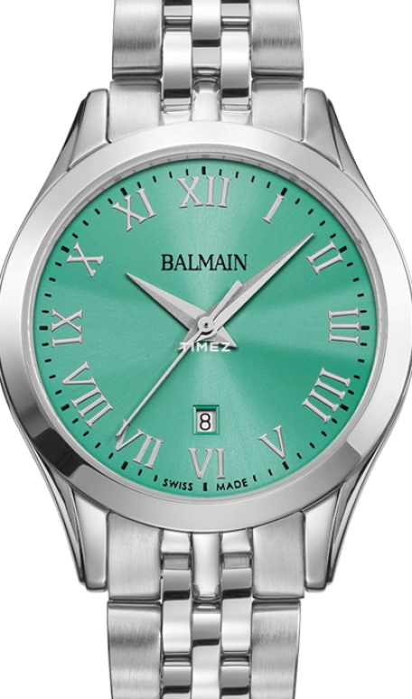 Balmain,Classic R 30mm,30mm,Stainless Steel,Green,Quartz,Day,26280hours,B4111,B4111.31.72
