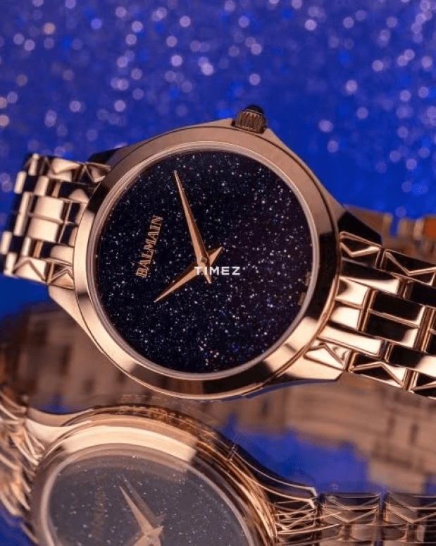 Balmain,Balmain Flamea 34mm,34mm,Stainless Steel,Blue,Quartz,Sapphire,Crystal Glass,Round,B4799,B4799.33.98