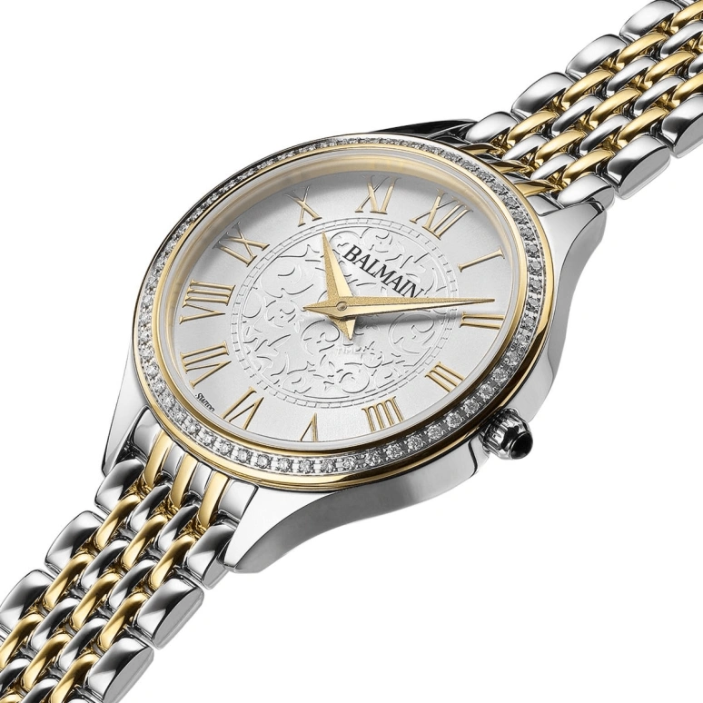 Balmain,Balmain de Balmain 29mm,29mm,Stainless Steel,Silver,Quartz,26280hours,Sapphire,Crystal Glass,B3917,B3917.39.12