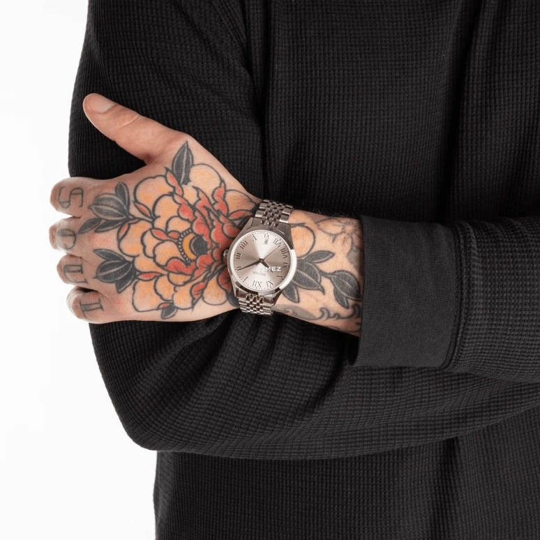 Balmain,Classic R 41mm,41mm,Stainless Steel,Silver,Quartz,Day,Sapphire,Crystal Glass,B4101,B4101.31.22