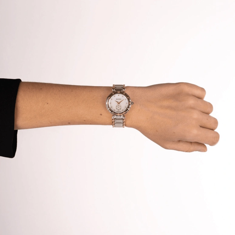 Balmain,Balmainia 32mm,32mm,Stainless Steel,White,Quartz,Sapphire,Crystal Glass,Round,B4558,B4558.33.85