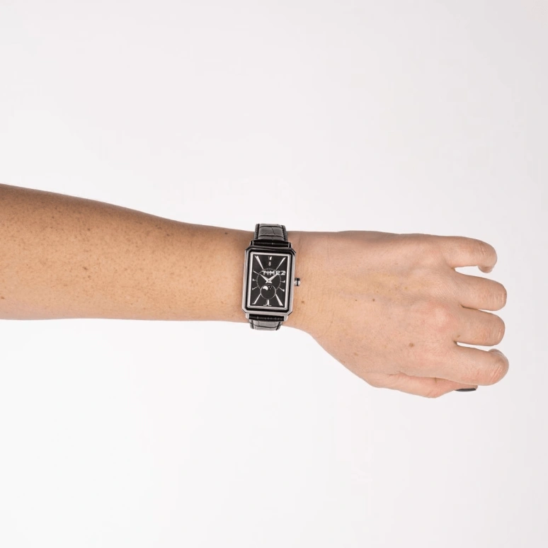 Balmain,Eirini 28x37mm,28x37mm,Stainless Steel,Black,Quartz,Moonphase,Day,B4411,B4411.32.65