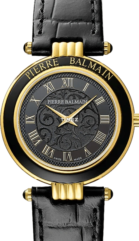 Balmain,Haute Elegance 30mm,30mm,Stainless Steel,Black,Quartz,Sapphire,Crystal Glass,Round,B8137,B8137.32.12