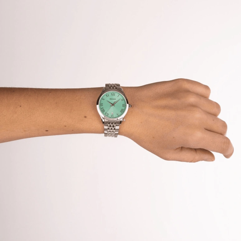 Balmain,Classic R 34mm,34mm,Stainless Steel,Green,Quartz,Day,Sapphire,Crystal Glass,B4311,B4311.31.72