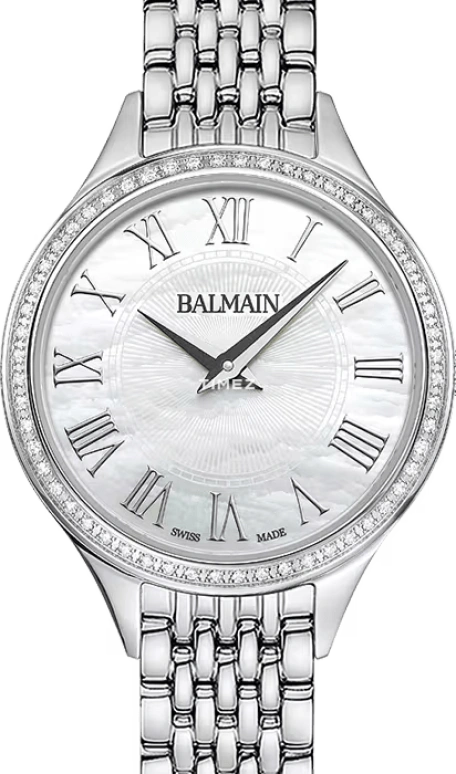 Balmain,Balmain de Balmain 29mm,29mm,Stainless Steel,Silver White,Quartz,26280hours,Sapphire,Crystal Glass,B3916,B3916.33.82