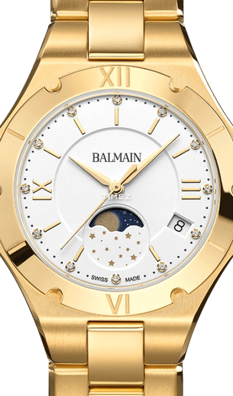 Balmain,Be Balmain 33mm,33mm,Stainless Steel,Silver,Quartz,Moonphase,Day,B4590,B4590.33.22