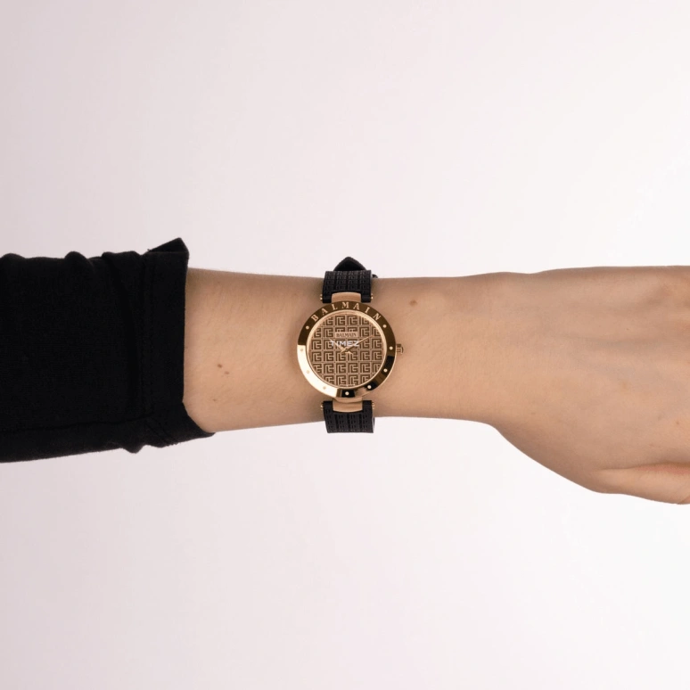 Balmain,Balmainia 33mm,33mm,Stainless Steel,Gold,Quartz,Sapphire,Crystal Glass,Round,B4250,B4250.32.27