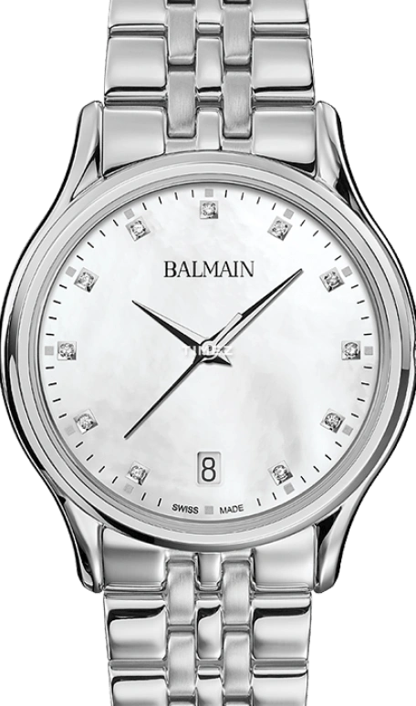 Balmain,Beleganza 32mm,32mm,Stainless Steel,White,Quartz,Day,Sapphire,Crystal Glass,B8351,B8351.33.86