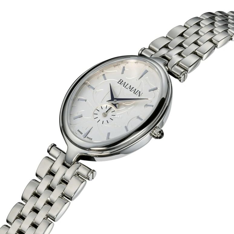 Balmain,Haute Elegance 26x31.70mm,26x31.70mm,Stainless Steel,Silver,Quartz,26280hours,Sapphire,Crystal Glass,B8111,B8111.33.15