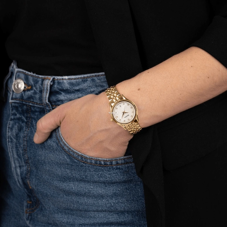 Balmain,Beleganza 27.50mm,27.50mm,Stainless Steel,Silver White,Quartz,Day,Sapphire,Crystal Glass,B8340,B8340.33.86