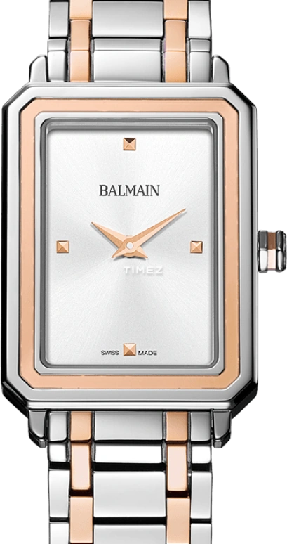 Balmain,Eirini 25x33mm,25x33mm,Stainless Steel,Silver,Quartz,26280hours,Sapphire,Crystal Glass,B4388,B4388.33.26