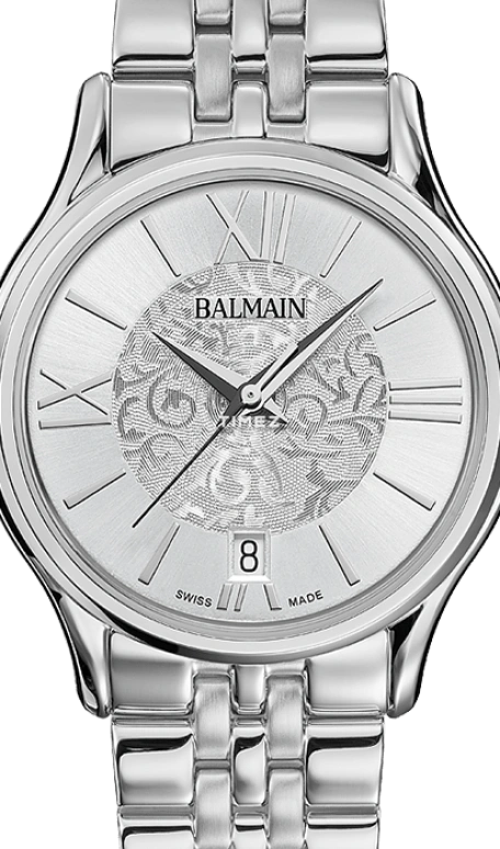 Balmain,Beleganza 32mm,32mm,Stainless Steel,Silver,Quartz,Day,Sapphire,Crystal Glass,B8351,B8351.33.18