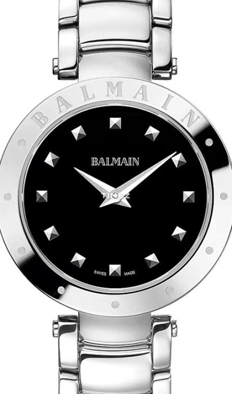 Balmain,Balmainia 33mm,33mm,Stainless Steel,Black,Quartz,Sapphire,Crystal Glass,Round,B4251,B4251.33.66