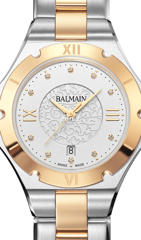 Balmain,Be Balmain 31mm,31mm,Stainless Steel,Silver,Quartz,Day,Sapphire,Crystal Glass,B4992,B4992.39.12