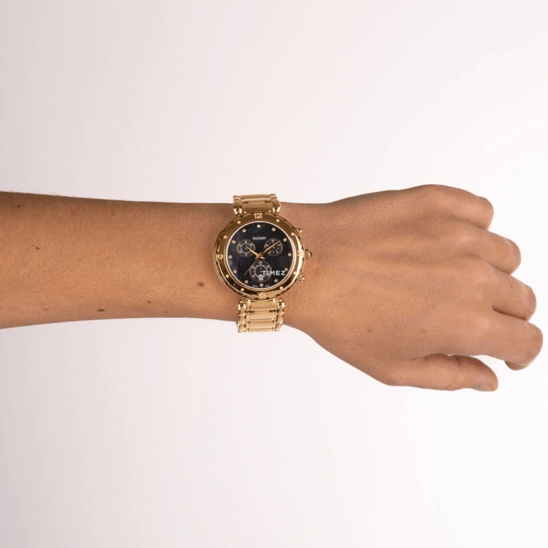 Balmain,Balmainia 38mm,38mm,Stainless Steel,Black,Quartz,Chronograph,Day,B5630,B5630.33.65