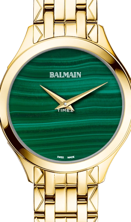 Balmain,Balmain Flamea 34mm,34mm,Stainless Steel,Green,Quartz,Sapphire,Crystal Glass,Round,B4790,B4790.33.75
