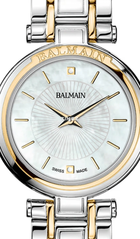 Balmain,Haute Elegance 24mm,24mm,Stainless Steel,White,Quartz,Sapphire,Crystal Glass,Round,B8092,B8092.39.86