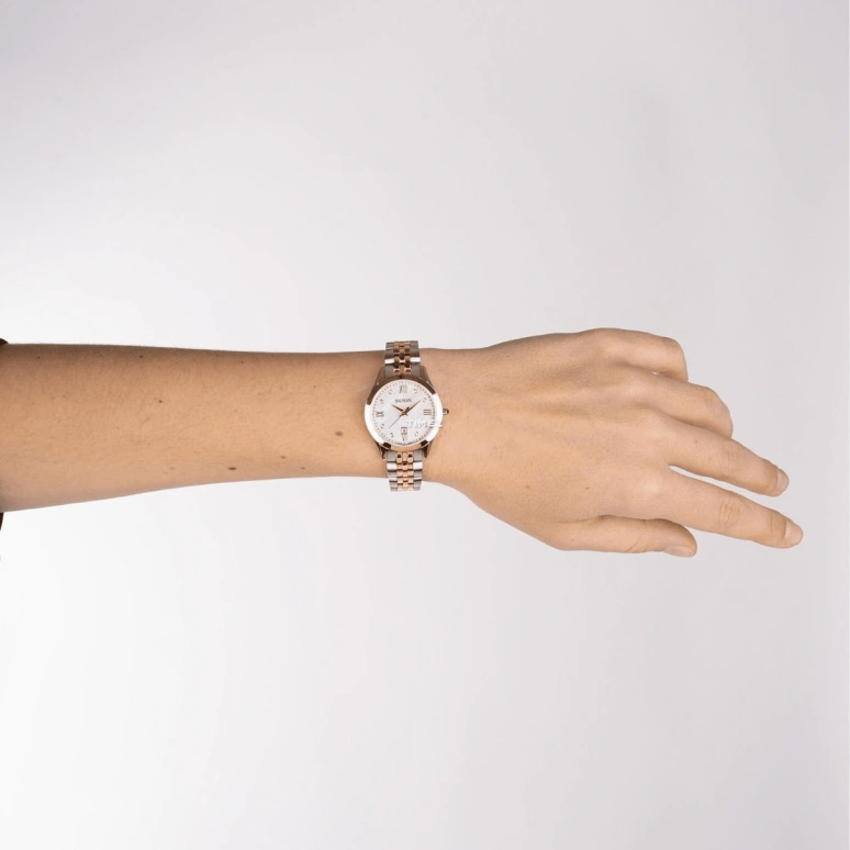 Balmain,Classic R 30mm,30mm,Stainless Steel,Silver White,Quartz,Day,Sapphire,Crystal Glass,B4118,B4118.31.85