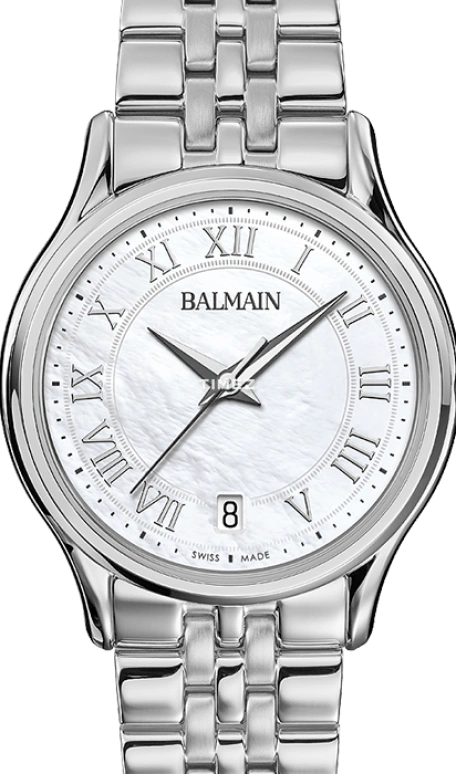 Balmain,Beleganza 32mm,32mm,Stainless Steel,White,Quartz,Day,Sapphire,Crystal Glass,B8351,B8351.33.82