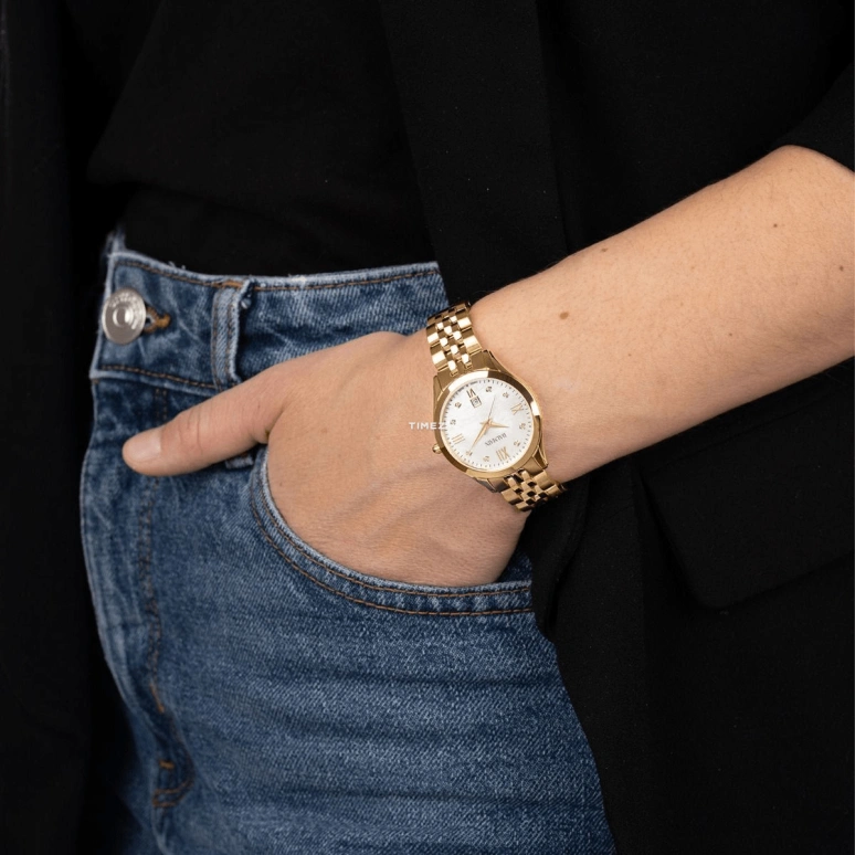 Balmain,Classic R 30mm,30mm,Stainless Steel,Silver,Quartz,Day,Sapphire,Crystal Glass,B4110,B4110.31.85