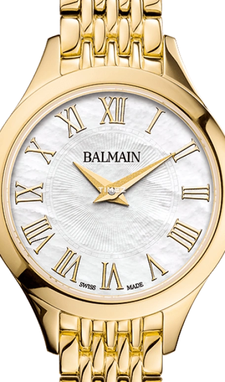 Balmain,Balmain de Balmain 25mm,25mm,Stainless Steel,Silver White,Quartz,Sapphire,Crystal Glass,Round,B4930,B4930.33.82