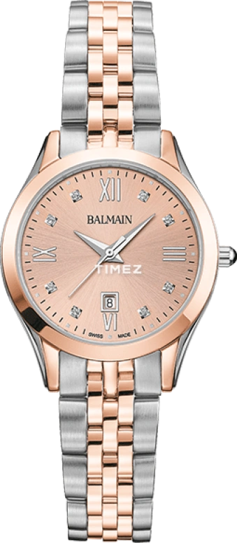 Balmain,Classic R 30mm,30mm,Stainless Steel,Pink Red,Quartz,Day,26280hours,B4118,B4118.31.45