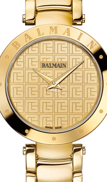 Balmain,Balmainia 33mm,33mm,Stainless Steel,Gold,Quartz,Sapphire,Crystal Glass,Round,B4250,B4250.33.27