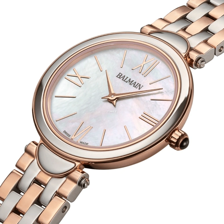 Balmain,Haute Elegance 29mm,29mm,Stainless Steel,Silver White,Quartz,Sapphire,Crystal Glass,Round,B8158,B8158.33.82