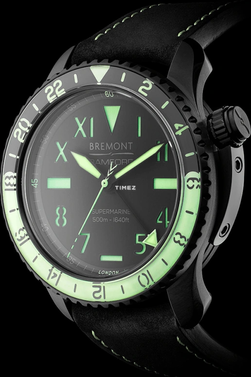 Bamford Watch Department,Other 43x51mm,43x51mm,Stainless Steel,Black,Automatic,Dule Time,Sapphire,Crystal Glass,BWD,BWD-BREM