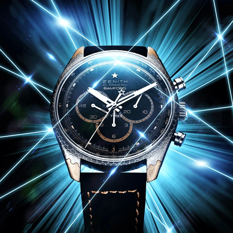 Bamford Watch Department,Other 42mm,42mm,Copper Niobium Superconductor,Black,Automatic,Chronograph,Day,BWD,BWD-COL-ZEN-BB-SUPER