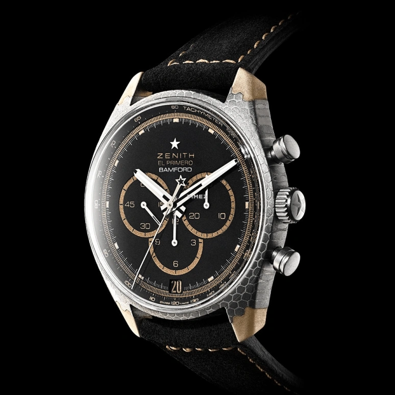 Bamford Watch Department,Other 42mm,42mm,Copper Niobium Superconductor,Black,Automatic,Chronograph,Day,BWD,BWD-COL-ZEN-BB-SUPER