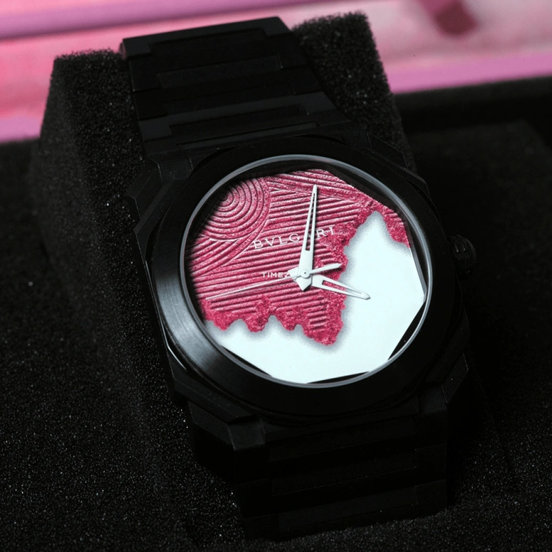Bamford Watch Department,Other 41mm,41mm,Stainless Steel,White,Pink Red,Automatic,Sapphire,Crystal Glass,Round,BWD,BWD-BUL-OCTO-ZEN