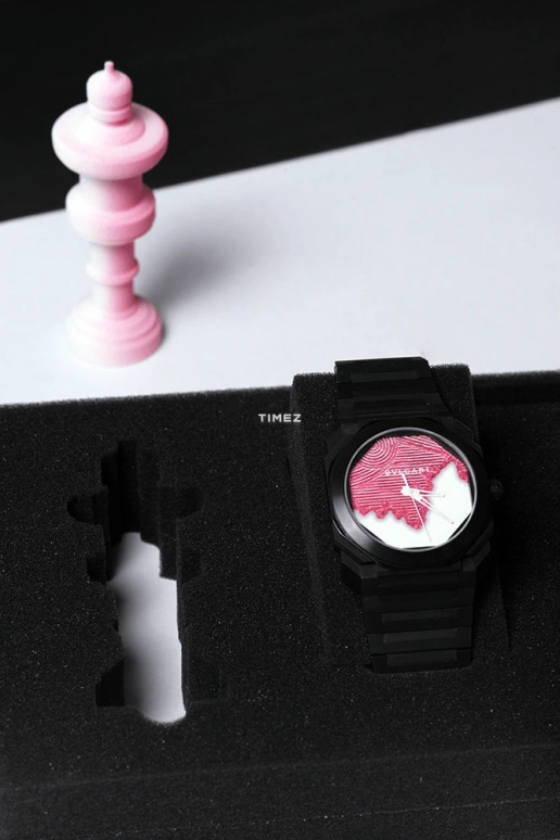 Bamford Watch Department,Other 41mm,41mm,Stainless Steel,White,Pink Red,Automatic,Sapphire,Crystal Glass,Round,BWD,BWD-BUL-OCTO-ZEN