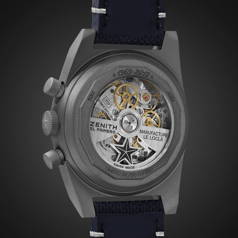 Bamford Watch Department,Other 37mm,37mm,Titanium,Blue,Black,Automatic,Chronograph,Day,BWD,BWD-ZEN-LE-384-REVIVAL