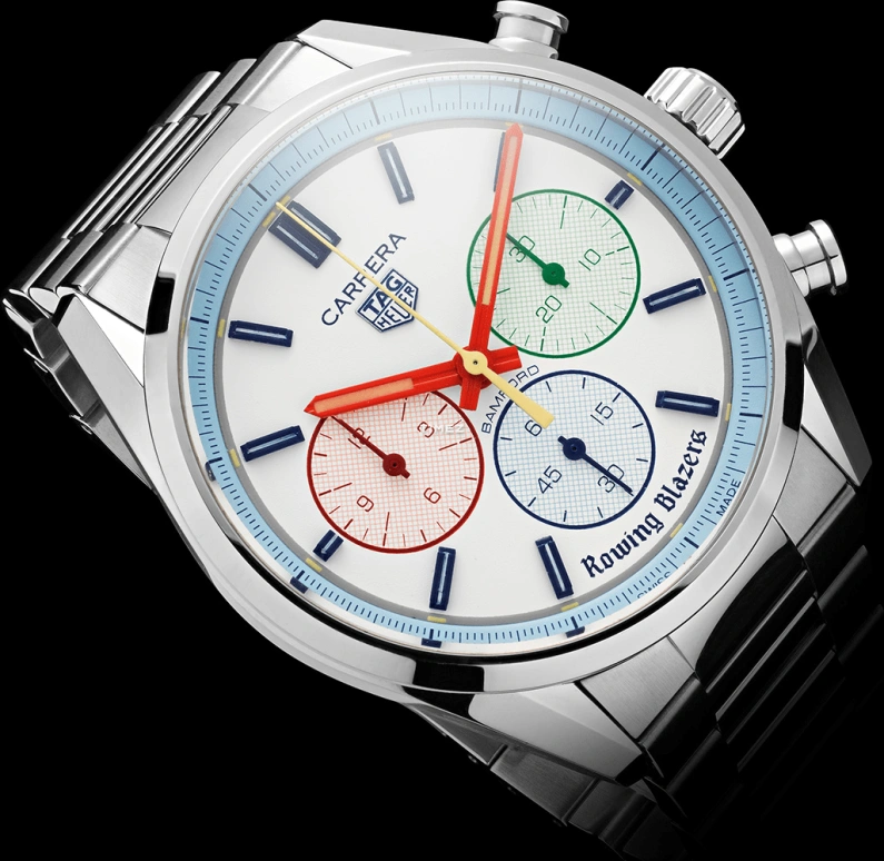 Bamford Watch Department,Other 42mm,42mm,Stainless Steel,White,Automatic,Chronograph,Sapphire,Crystal Glass,BWD,BWD-WES-TAG-CAR-YG-1