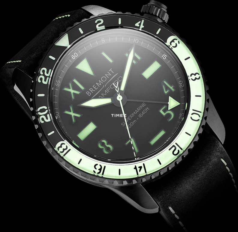 Bamford Watch Department,Other 43x51mm,43x51mm,Stainless Steel,Black,Automatic,Dule Time,Sapphire,Crystal Glass,BWD,BWD-BREM