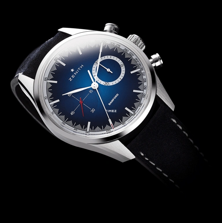 Bamford Watch Department,Other 38mm,38mm,Stainless Steel,Blue,Automatic,Chronograph,50hours,BWD,BWD-ZEN-HER-146-002-YB-1