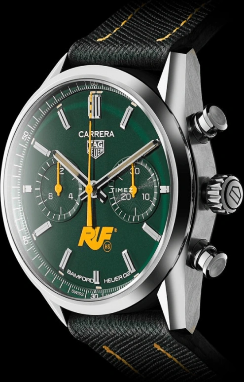 Bamford Watch Department,Other 42mm,42mm,Stainless Steel,Green,Automatic,Chronograph,Sapphire,Crystal Glass,BWD,BWD-RUF-TAG-CAR