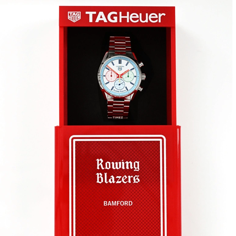 Bamford Watch Department,Other 42mm,42mm,Stainless Steel,White,Automatic,Chronograph,Sapphire,Crystal Glass,BWD,BWD-WES-TAG-CAR-YG-1