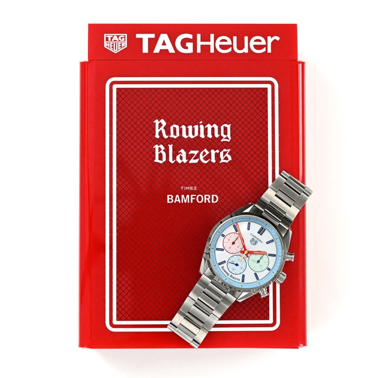 Bamford Watch Department,Other 42mm,42mm,Stainless Steel,White,Automatic,Chronograph,Sapphire,Crystal Glass,BWD,BWD-WES-TAG-CAR-YG-1