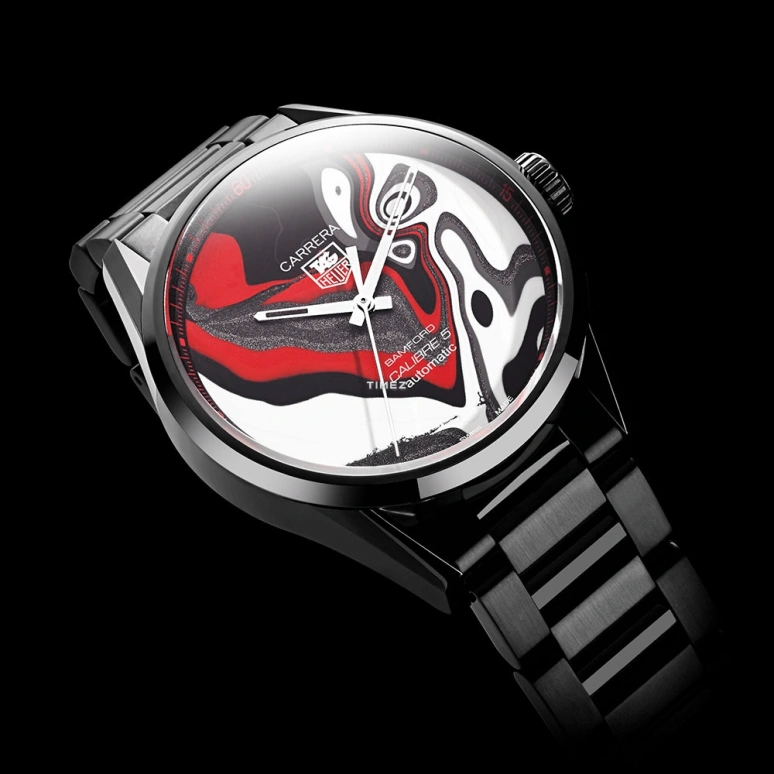 Bamford Watch Department,Other 41mm,41mm,Stainless Steel,White,Red,Black,Automatic,42hours,Sapphire,Crystal Glass,BWD,BWD-COL-TAG-FORDITE-07