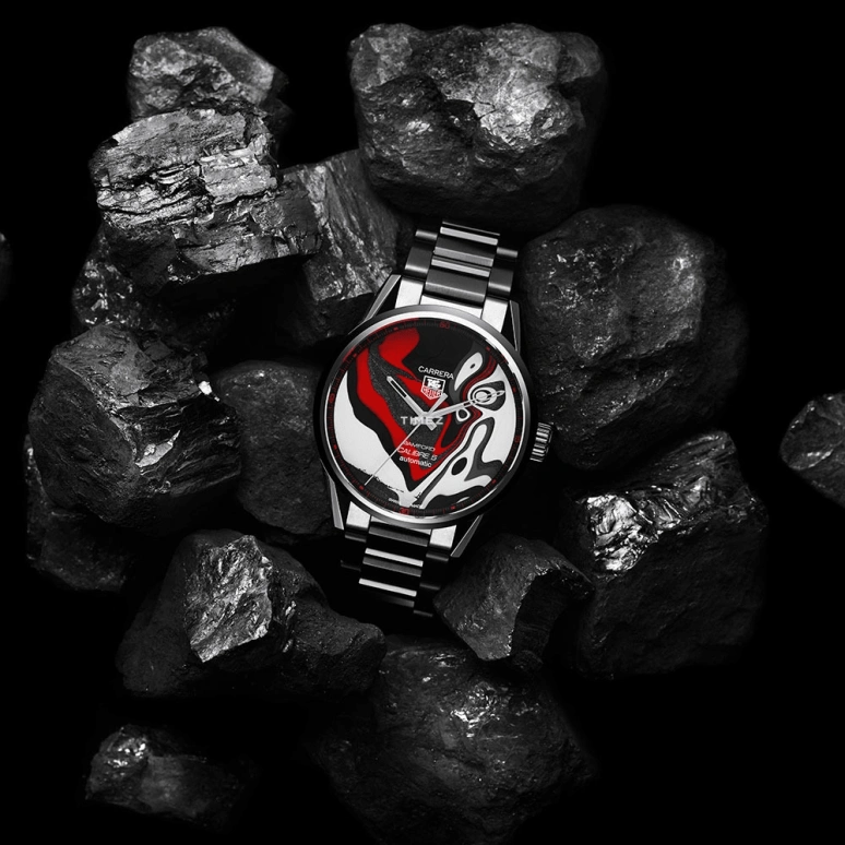Bamford Watch Department,Other 41mm,41mm,Stainless Steel,White,Red,Black,Automatic,42hours,Sapphire,Crystal Glass,BWD,BWD-COL-TAG-FORDITE-07