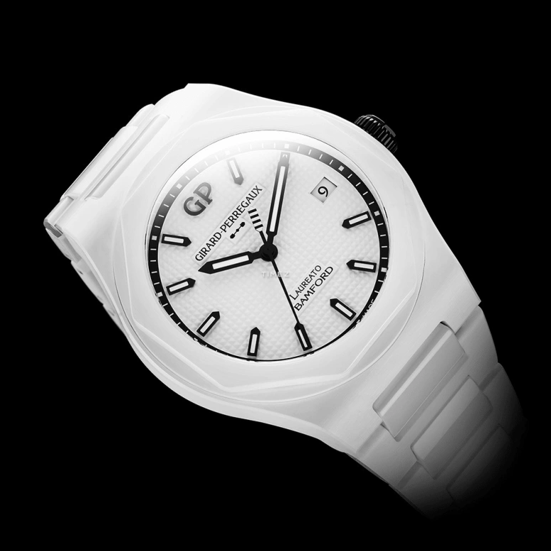 Bamford Watch Department,Other 38mm,38mm,Ceramic,White,Automatic,Day,46hours,BWD,BWD-COL-GP-LA-GHOST-C