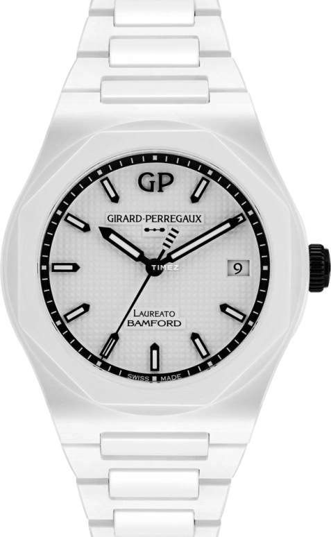 Bamford Watch Department,Other 38mm,38mm,Ceramic,White,Automatic,Day,46hours,BWD,BWD-COL-GP-LA-GHOST-C