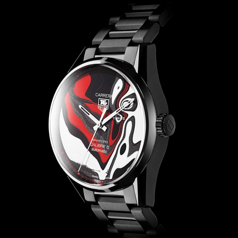 Bamford Watch Department,Other 41mm,41mm,Stainless Steel,White,Red,Black,Automatic,42hours,Sapphire,Crystal Glass,BWD,BWD-COL-TAG-FORDITE-07