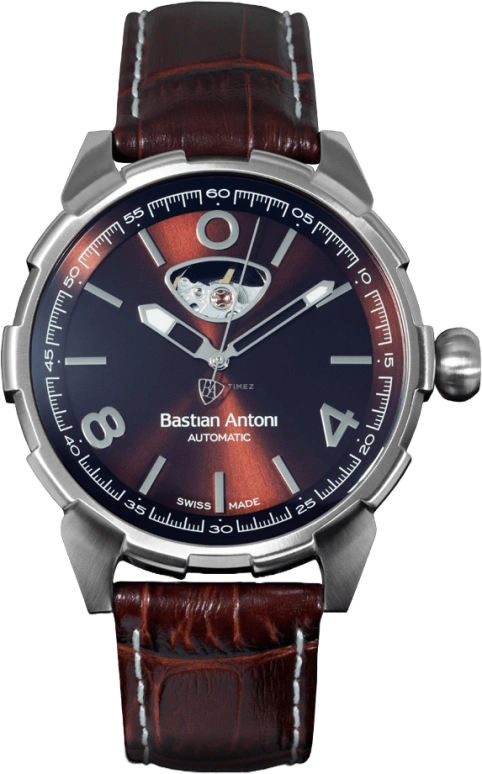Bastian Antoni Turbulent BA01 STEEL/BROWN - 8719326505893