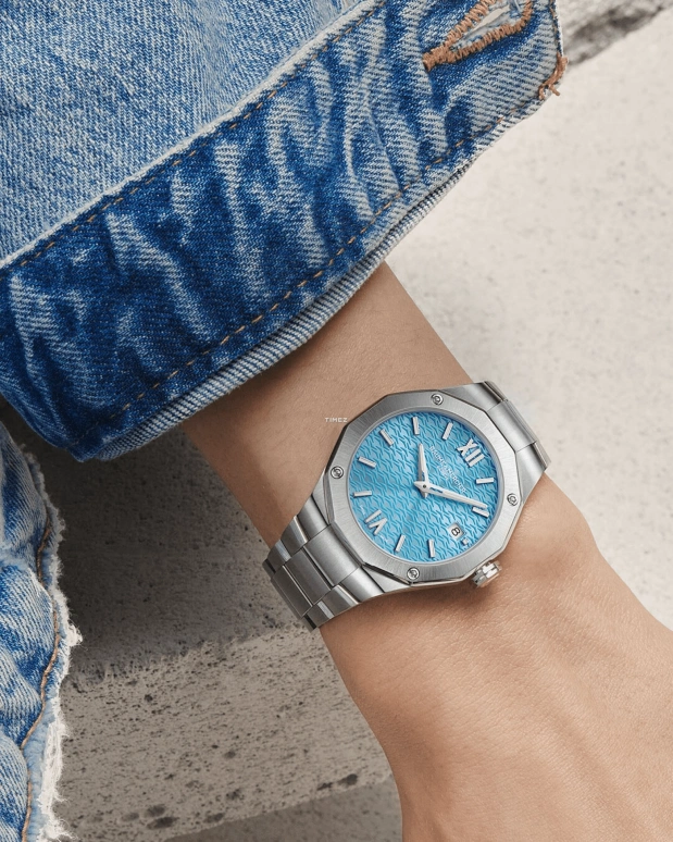 Baume & Mercier,Riviera 36mm,36mm,Stainless Steel,Blue,Handwound,Day,Sapphire,Crystal Glass,10612