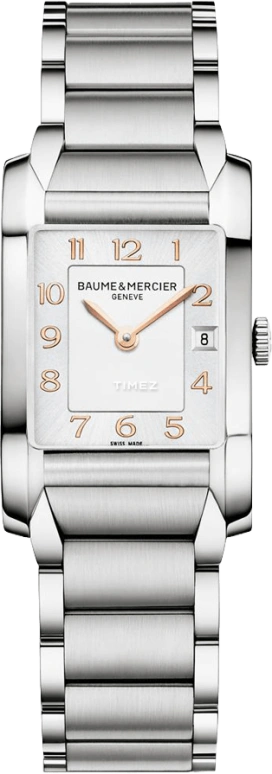 Baume & Mercier,Hampton ,Stainless Steel,White,Quartz,10049