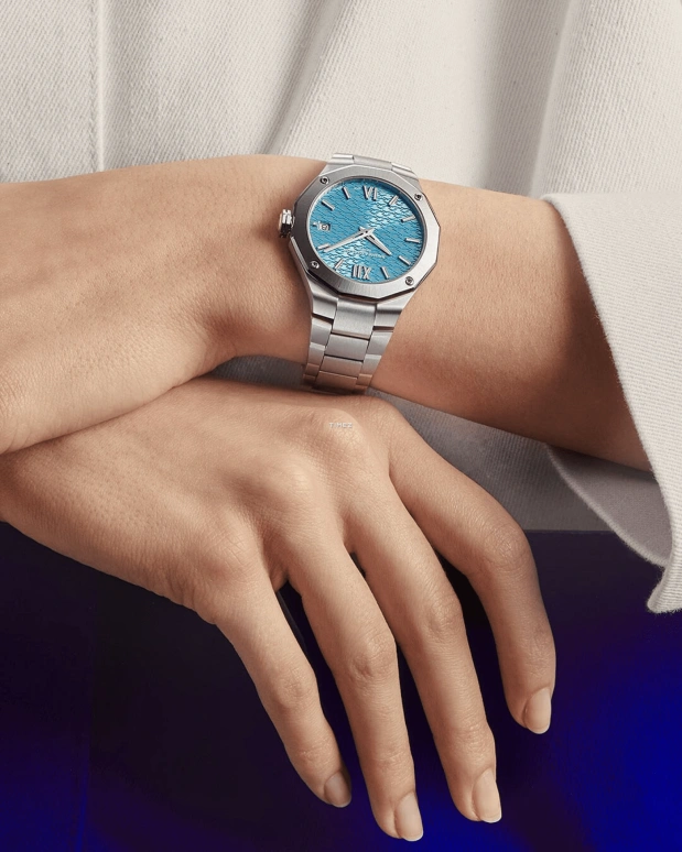 Baume & Mercier,Riviera 36mm,36mm,Stainless Steel,Blue,Handwound,Day,Sapphire,Crystal Glass,10612