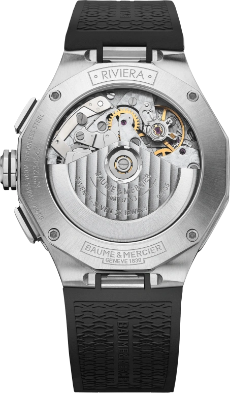 Baume & Mercier,Riviera 41mm,41mm,Stainless Steel,White,Automatic,Chronograph,Day,10865